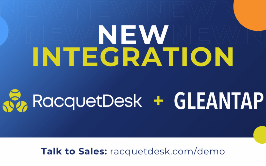 RacquetDesk and Gleantap Join Forces to Deliver Powerful Marketing and CRM Solutions for Tennis and Pickleball Clubs